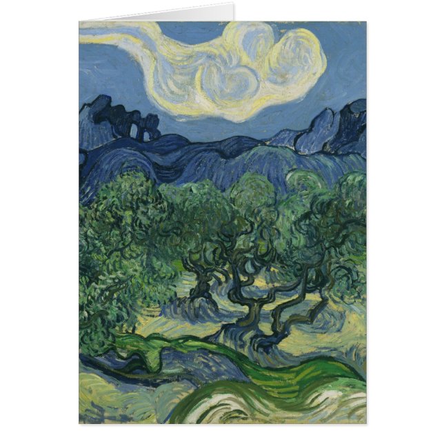 Tarjeta de olivos (Frente)