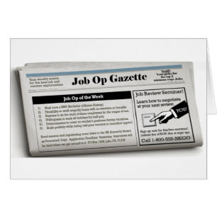 Tarjeta de Op. Sys. del trabajo