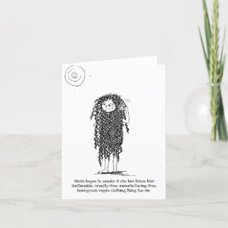 Tarjeta de opciones de ropa pobre