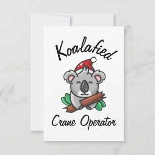 Tarjeta de operador de grúa Koalafied