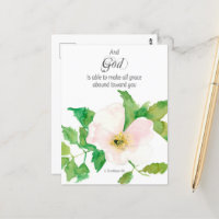 Tarjeta de Oración 2 Corintios Escritura Biblia Pr