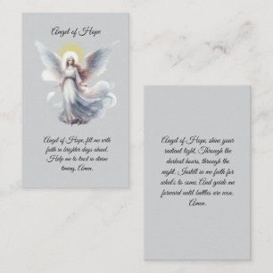 Tarjeta de oración Ángel de la Esperanza