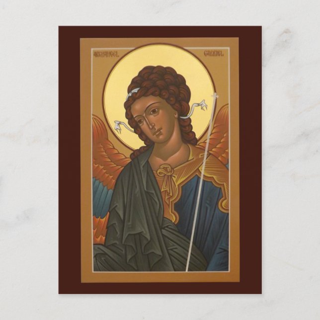 Tarjeta de Oración Archangel Gabriel (Anverso)