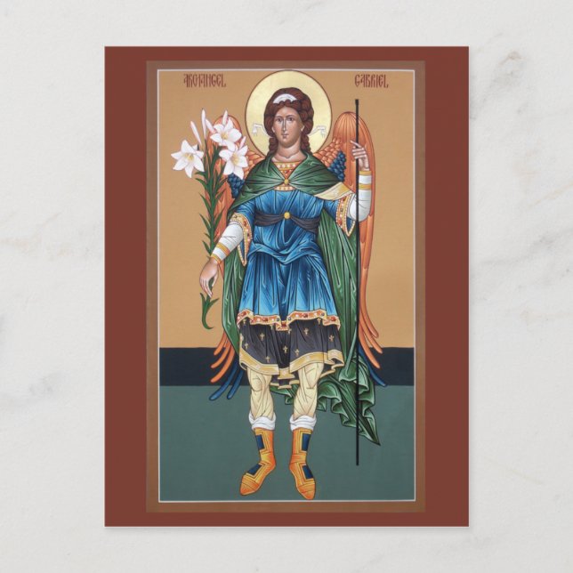 Tarjeta de Oración Archangel Gabriel (Anverso)