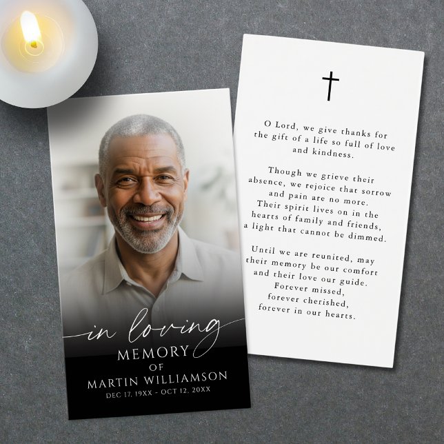 Tarjeta de oración con foto conmemorativa de simpa (Subido por el creador)