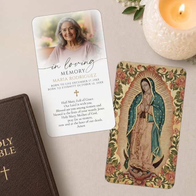 Tarjeta de Oración con Foto de Nuestra Señora de G (Subido por el creador)
