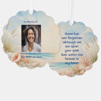Tarjeta de oración conmemorativa de foto de recuer