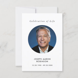 Tarjeta de oración conmemorativa de la celebración