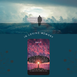 Tarjeta de oración conmemorativa de la SERENITY Ps