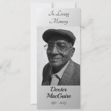 Tarjeta de oración conmemorativa del funeral | Ete