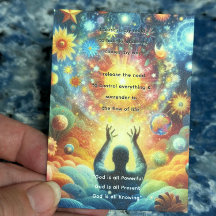 Tarjeta de oración conmemorativa / funeral