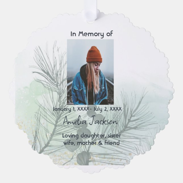 Tarjeta de oración conmemorativa naturaleza de la  (Anverso)