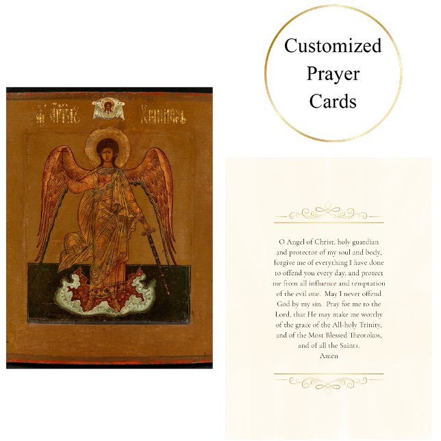Tarjeta de Oración Cristiana Ortodoxa de Ángel Gua (Subido por el creador)