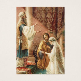 Tarjeta de oración de boda católica Esponsales 