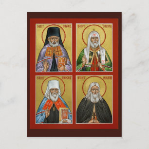 Tarjeta de oración de los santos estadounidenses