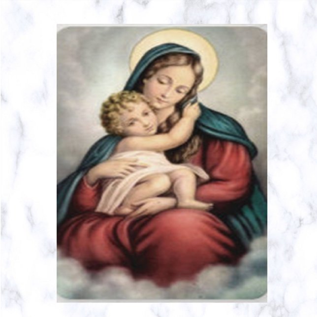 Tarjeta de oración de María Madre de Dios (Subido por el creador)