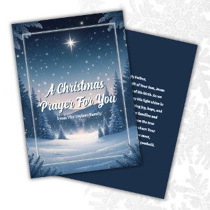 Tarjeta de oración de Navidades de Keepsake religi