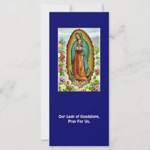 Tarjeta de oración de Nuestra Señora de Guadalupe