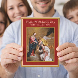 Tarjeta de oración de poemas religiosos de St. Día