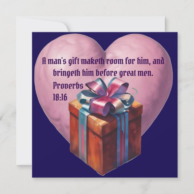 Tarjeta de oración de regalo de IA (Anverso)