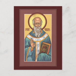 Tarjeta de oración de Saint Aidan