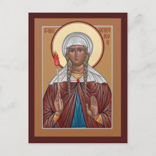 Tarjeta de oración de Saint Genevieve