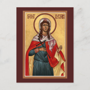 Tarjeta de oración de Saint Kyriaki