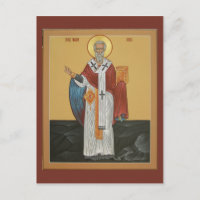 Tarjeta de oración de Saint Silas