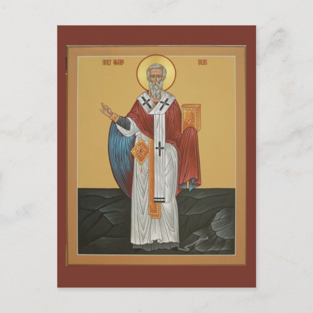 Tarjeta de oración de Saint Silas (Anverso)