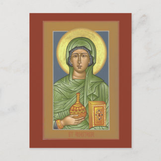 Tarjeta de oración de San Anastasia