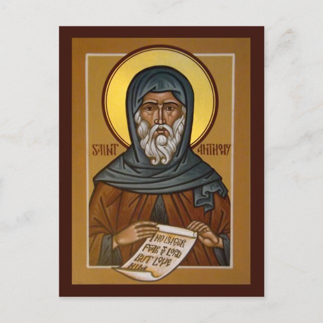 Tarjeta de oración de San Antonio (Anverso)
