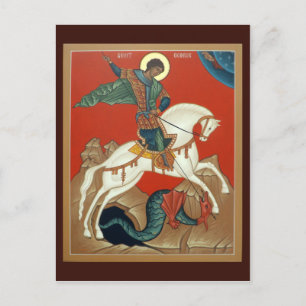 Tarjeta de oración de San Jorge