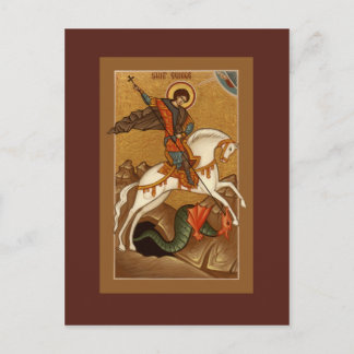 Tarjeta de oración de San Jorge