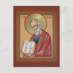 Tarjeta de oración de San Juan el Teólogo