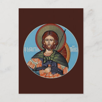 Tarjeta de oración de San Martín de Tours