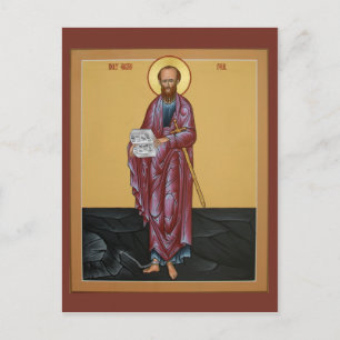 Tarjeta de oración de San Pablo
