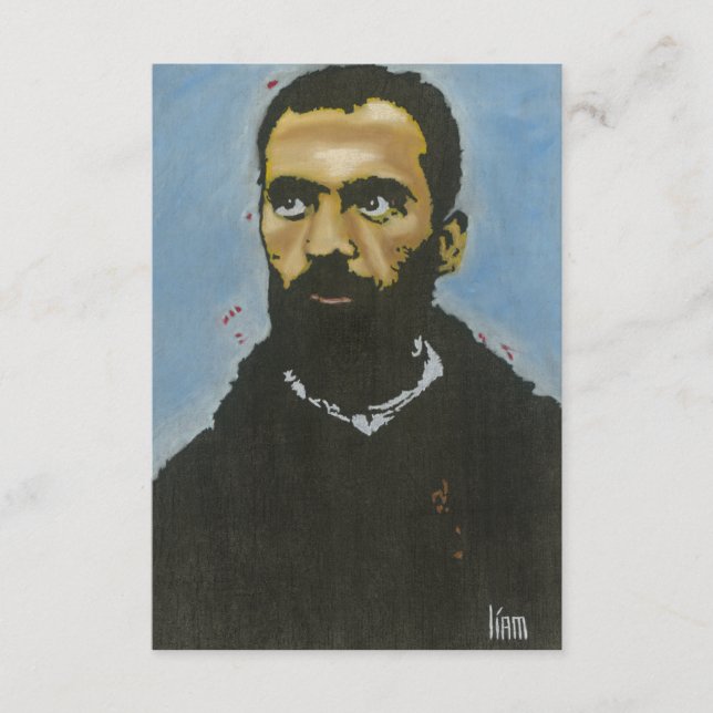 Tarjeta de oración de San Padre Pío (Anverso)