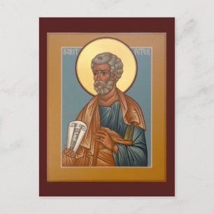 Tarjeta de oración de San Pedro