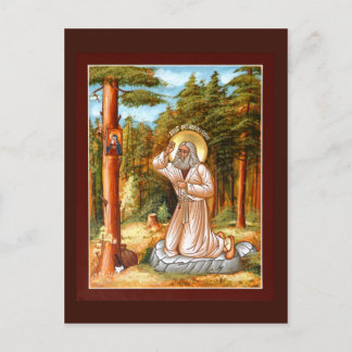 Tarjeta De Oración De San Seraphim De Sarov