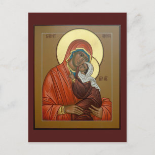 Tarjeta de oración de Santa Ana