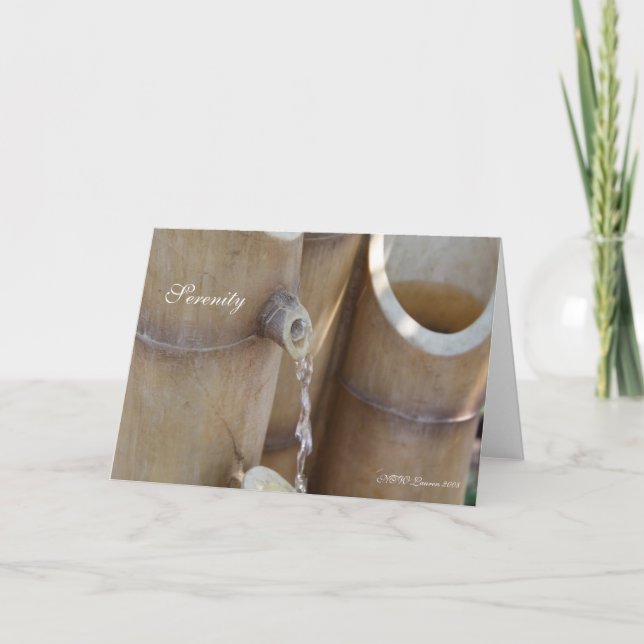 Tarjeta de Oración de Serenity (Anverso)