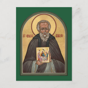 Tarjeta de oración de St. Andrei Rublev