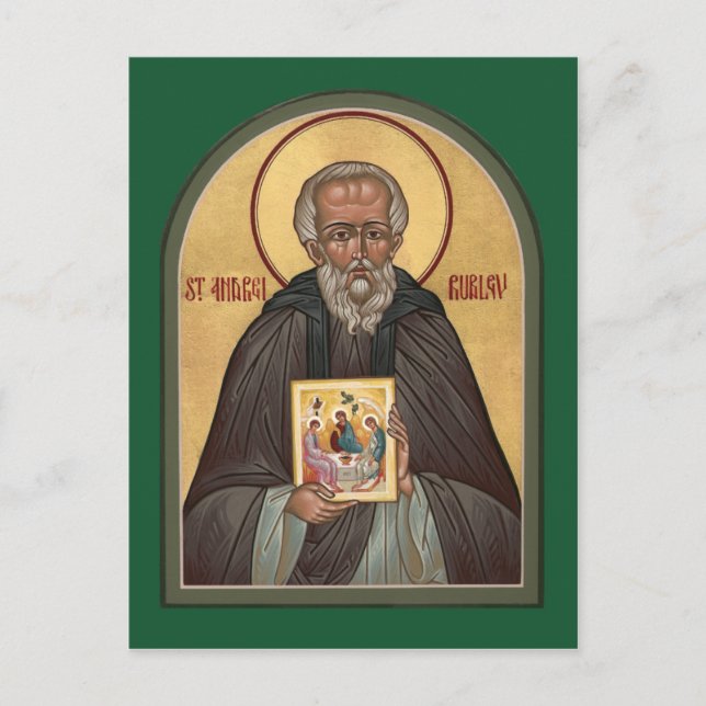 Tarjeta de oración de St. Andrei Rublev (Anverso)