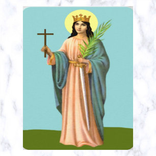 Tarjeta de oración de St Barbara