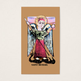 Tarjeta de oración de St Michael