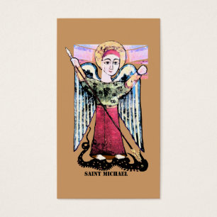Tarjeta de oración de St Michael