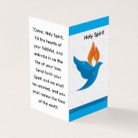 Tarjeta de Oración del Espíritu Santo