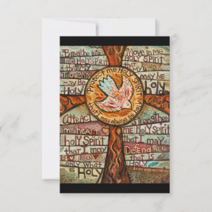 Tarjeta de oración del Espíritu Santo