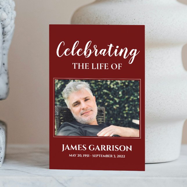 Tarjeta de oración del funeral de conmemoración ro (Subido por el creador)