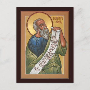 Tarjeta de oración del profeta Joel